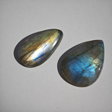 Small Teardrop Labradorite Cabochons