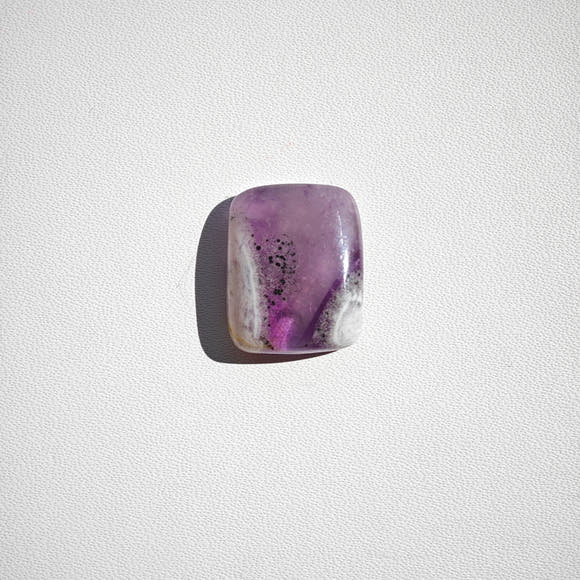 Trapiche Amethyst Cabochon Rectangular Shape