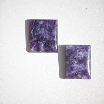 Lepidolite Rectangular Cabochons
