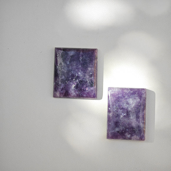 Cabujones Lepidolita Rectangular