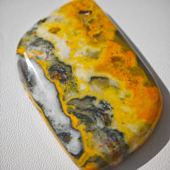 Cabujón Jaspe Abejorro Forma Libre