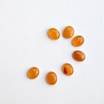 Oregon Fire Opal Oval Cabochons 10x8mm