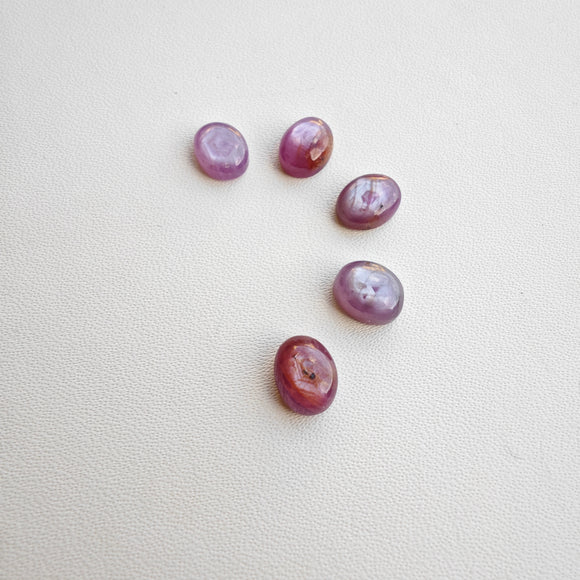 Cabujones Ovalados Zafiros Rosa Oval  8x6mm FOTOS