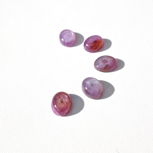 Oval Pink Sapphire Cabochons Oval 8x6mm