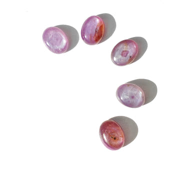 Oval Pink Sapphire Cabochons Oval 8x6mm