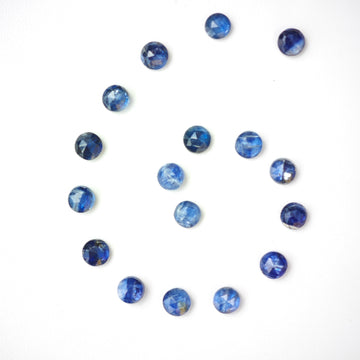 Cianita Azul Redonda Facetada Blue 6mm FOTOS