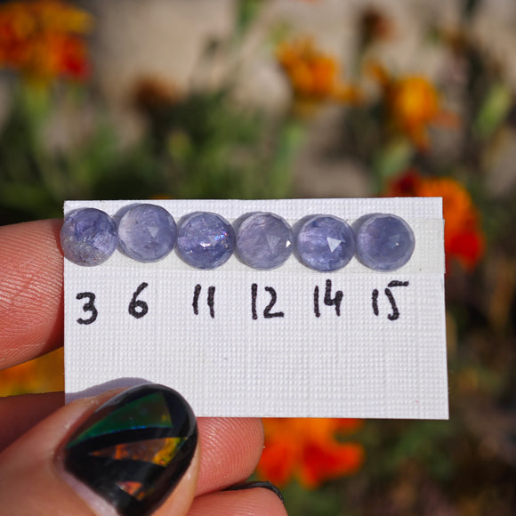 Iolita Redonda Facetada 6mm