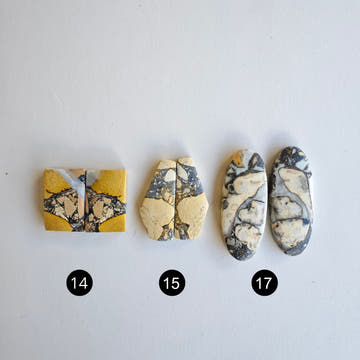 Maligano Jasper Cabochon Pairs nr.2 - 0