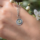 Colgantes Minimalistas con Minerales - MONEDITA-5