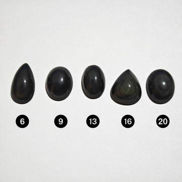 Obsidiana Arcoíris Cabujones Forma Variada - 0