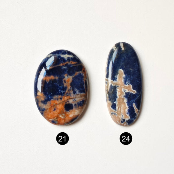 Sodalita Cabujones Ovalados