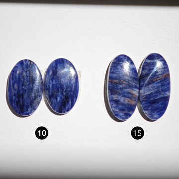 Sodalita Cabujones Ovalados Pares