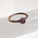Ruby Ring - Electroformed Copper-11