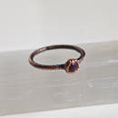 Ruby Ring - Electroformed Copper-13
