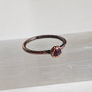 Anillo Rubí- Electroformado en Cobre-13
