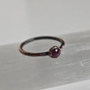 Ruby Ring - Electroformed Copper-16