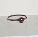 Ruby Ring - Electroformed Copper-20