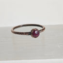 Anillo Rubí- Electroformado en Cobre-20