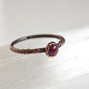 Ruby Ring - Electroformed Copper-22