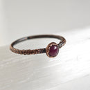 Anillo Rubí- Electroformado en Cobre-22