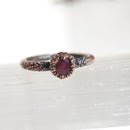 Anillo Rubí- Electroformado en Cobre-5