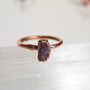 Anillo Zafiro- Electroformado en Cobre-5