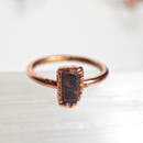 Anillo Zafiro- Electroformado en Cobre-6