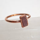 Anillo Zafiro- Electroformado en Cobre-8