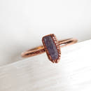 Anillo Zafiro- Electroformado en Cobre-9