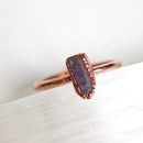 Anillo Zafiro- Electroformado en Cobre-9