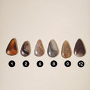 Ágata de Botsuana Cabujones Pequeños Forma Lagrima-3