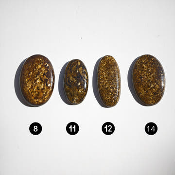 Oval Bronzite Cabochons - 0