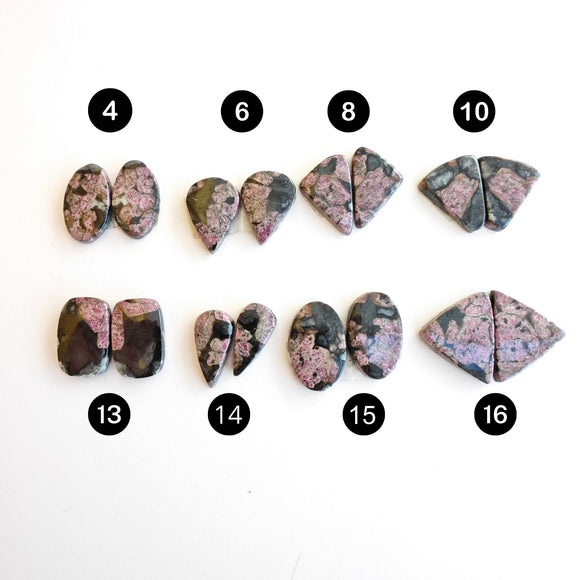 Eudialita Cabujones Pares