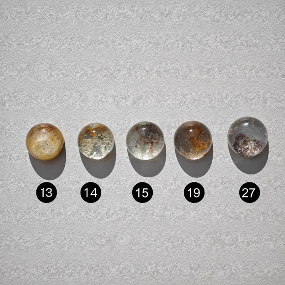 Lodolite Round Cabochons 10-12mm