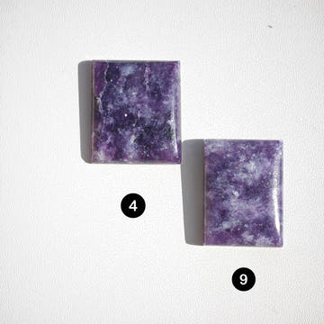 Lepidolite Rectangular Cabochons - 0