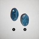 Cianita Verde Azulada Oval Facetada-3
