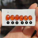 Cabujones Facetados de Granate Hessonita-4