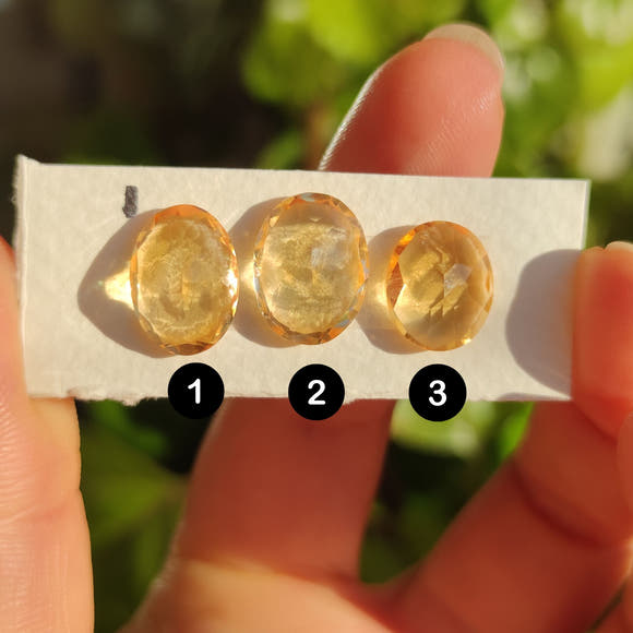 Oval Faceted Citrine no. 2