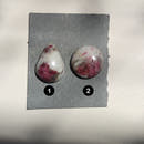 Small Pink Tourmaline in Quartz Cabochons-1