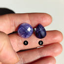 Blue Sillimanite Cabochons in Rose Cut-3