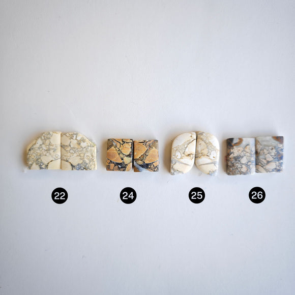 Jaspe Maligano Cabujones Pares nr.3