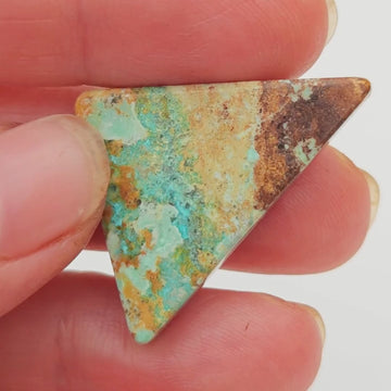 Cabujón Triangulo de Variscita de Palazuelos - 0