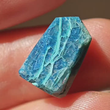 Shattuckite Point · 15×10 mm - 0
