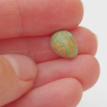 Variscite cabochon from Palazuelos, Teardrop - 0