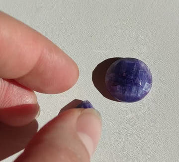 Blue Sillimanite Cabochons in Rose Cut - 0