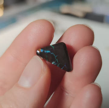 Triangular Australian Opal Cabochon No. 16 - 0