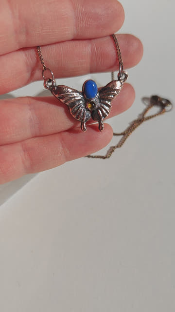 Colgante Mariposa · Lapis Lazuli - 0