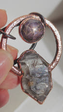 COSMOS Pendant · Tibetan Quartz and Star Sapphire-2