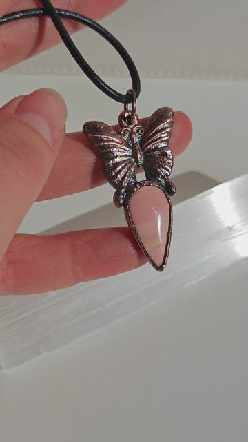 Colgante Mariposa · Mookaita Rosa - 0