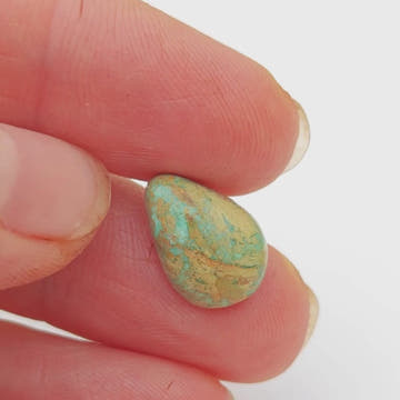 Palazuelos Variscite Teardrop Cabochon - 0